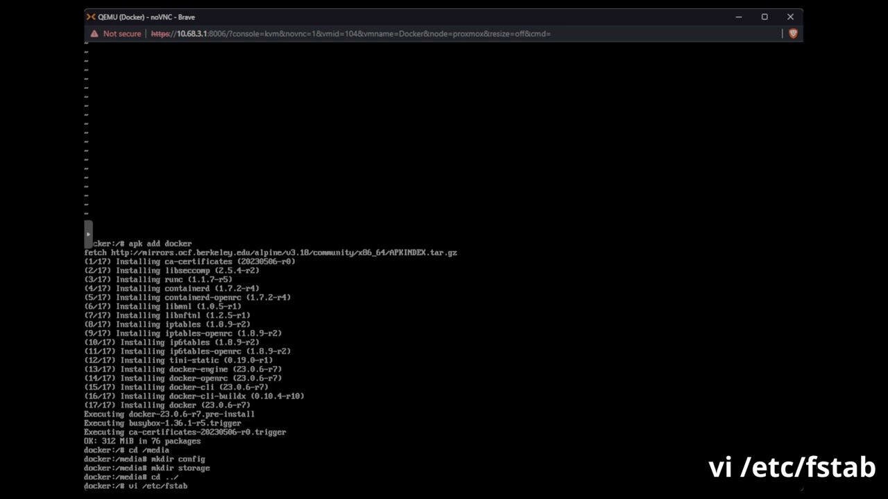 Docker Migration - Moving a docker container from Unraid to Docker running on Alpine Linux