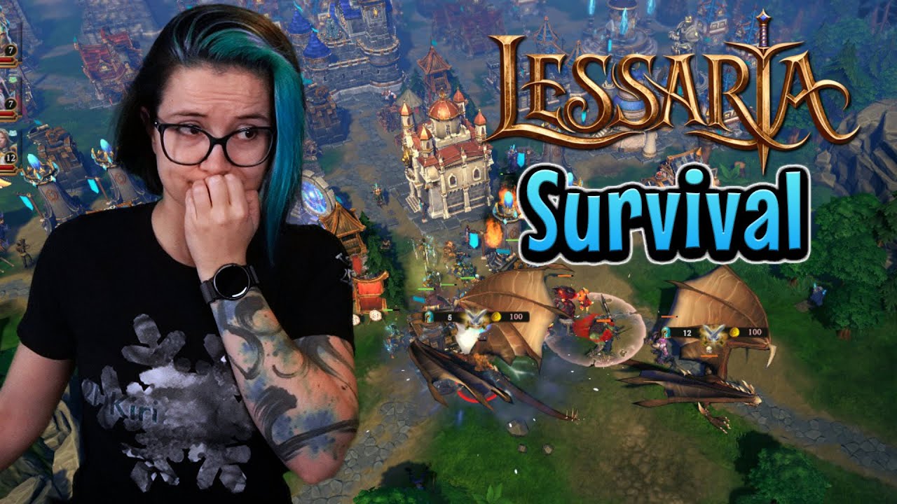 I Beat Survival Mode in Lessaria: Fantasy Kingdom Sim | City-Builder | RTS | Majesty-Like