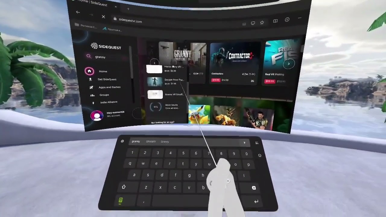 Гайд как скачать granny VR 1.8 на pico 4