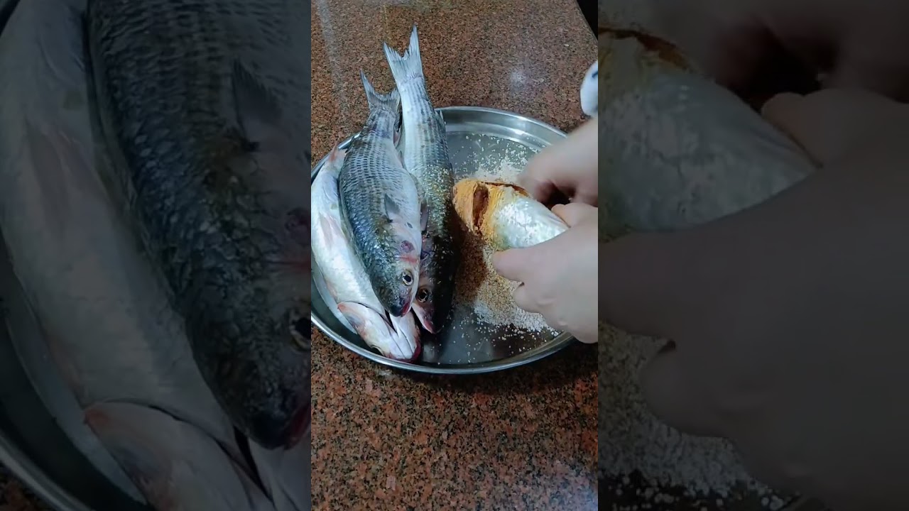 طريقه تخليل السمك البوري 👌 لفسيخ