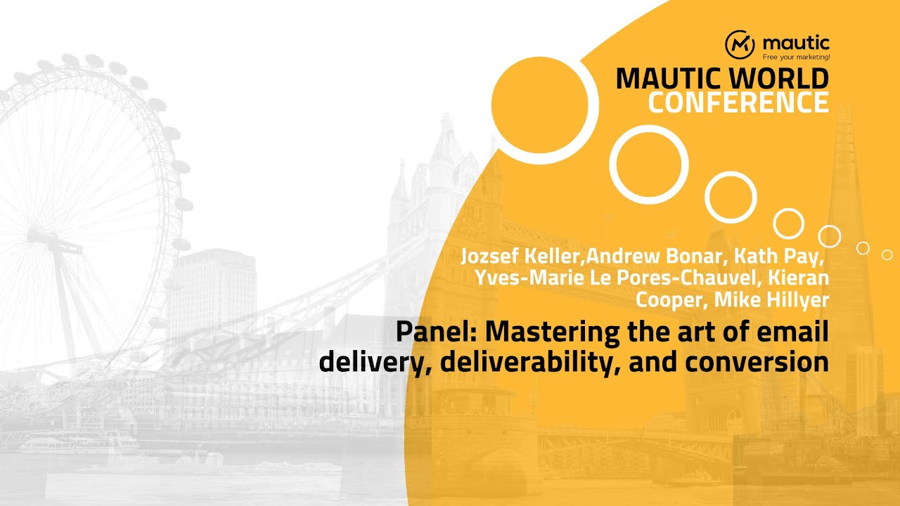 Panel Mastering the art of email delivery, deliverability, and conversion