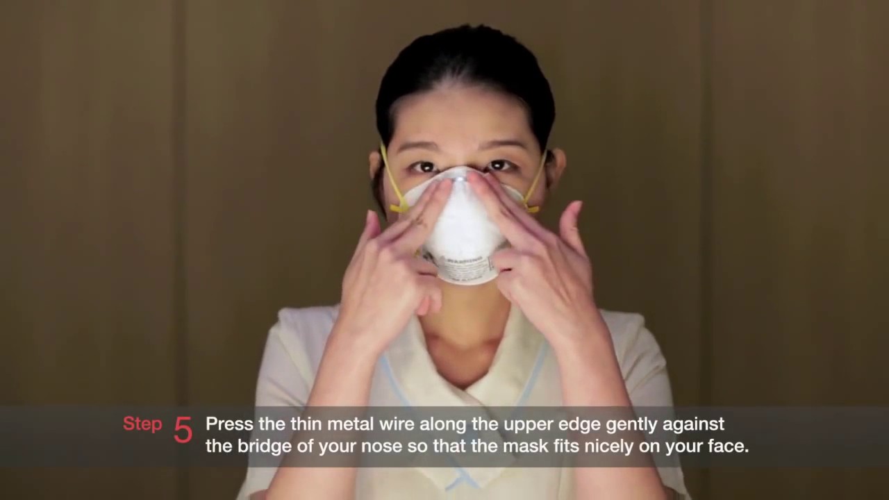 Proper Steps to Wear the N95 Safety Mask