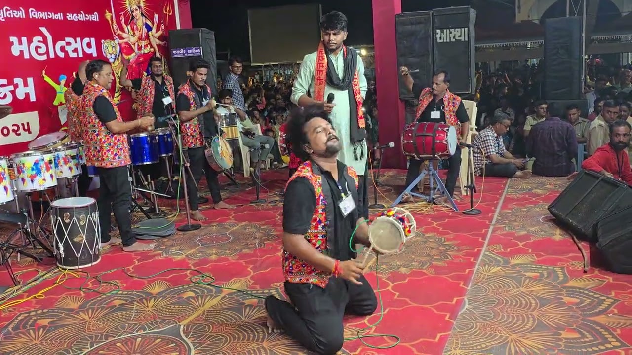 ડાકલા | Ambaji Temple Live Garba | 2025 | Dakla | Day 6 | Raviraaj Barot | અંબાજી