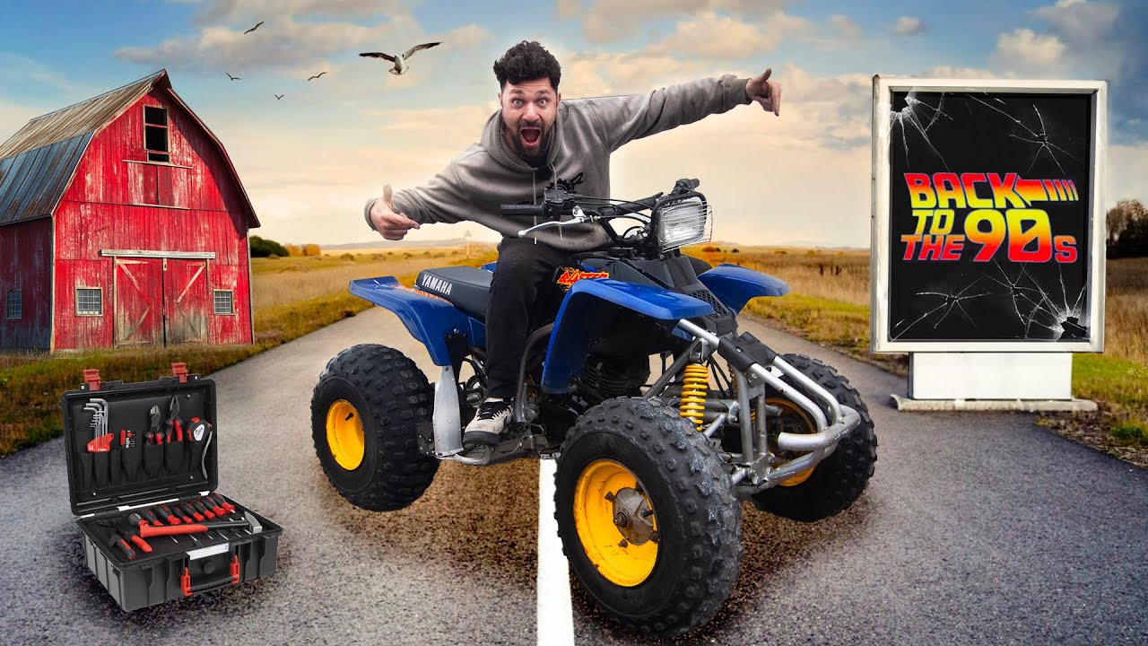 ON REDÉMARRE CE QUAD ABANDONNÉ PENDANT 20 ANS ! YAMAHA 200 BLASTER 1996