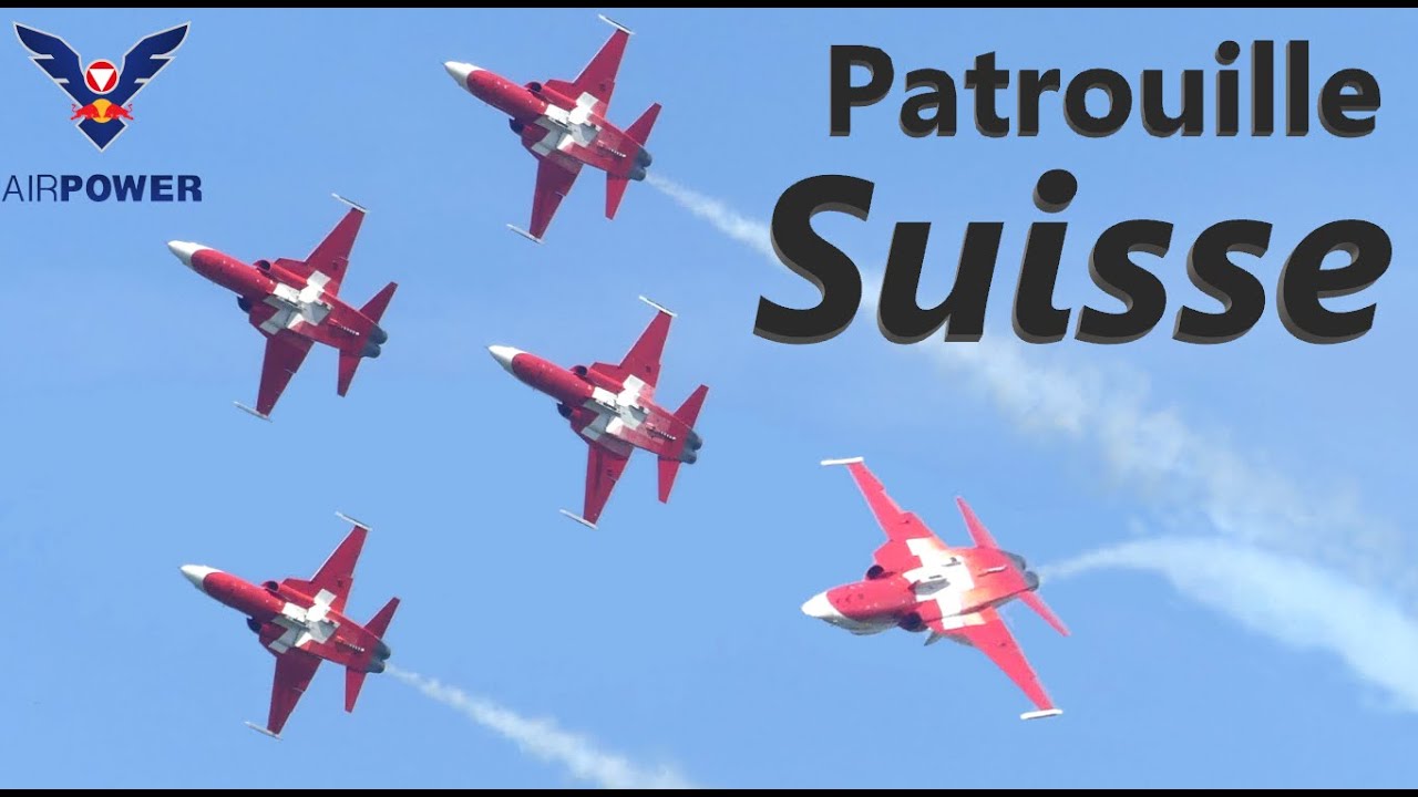 Patrouille Suisse at AirPower22 | [4K] by Aviation Live