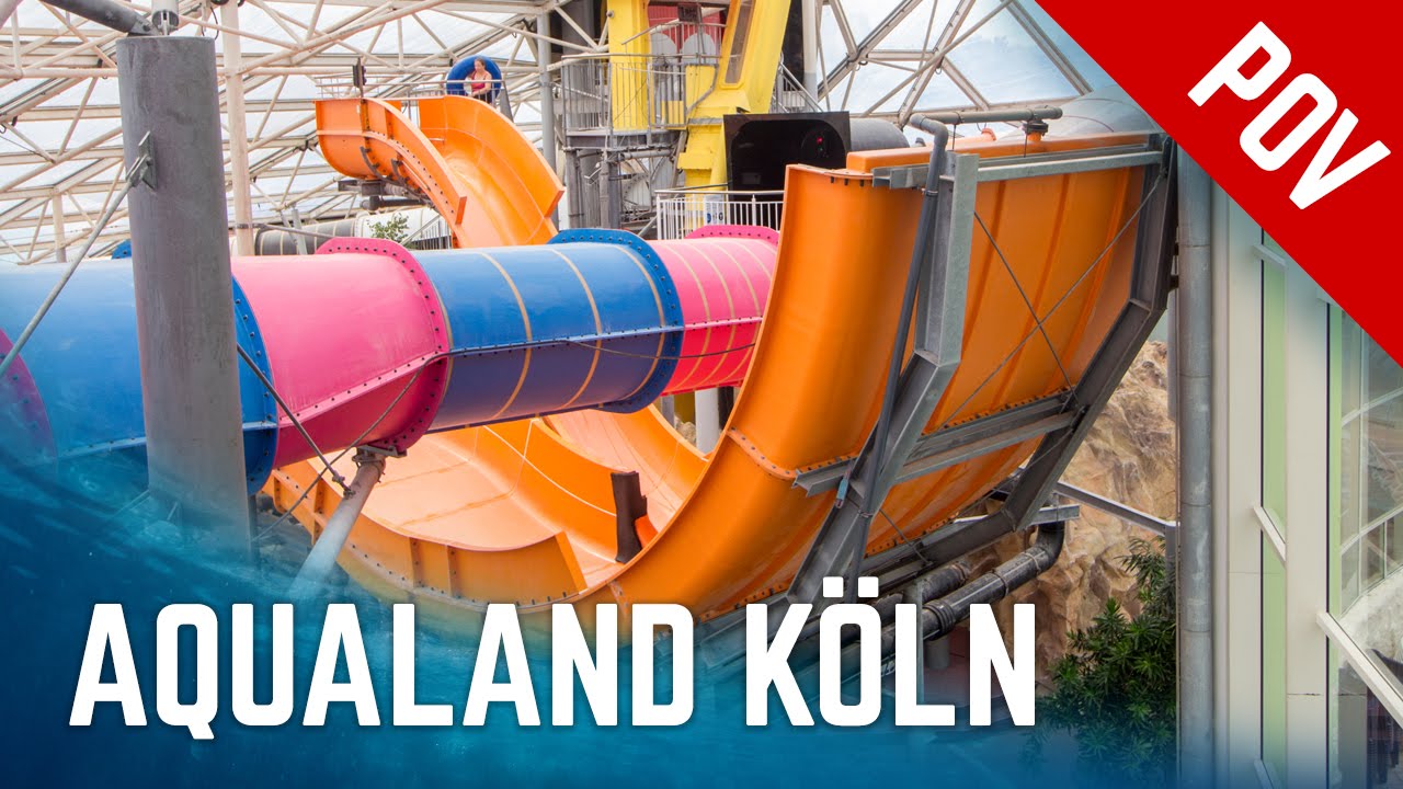Alle Rutschen im Aqualand Köln | All Water Slides Onride (2016 Version)
