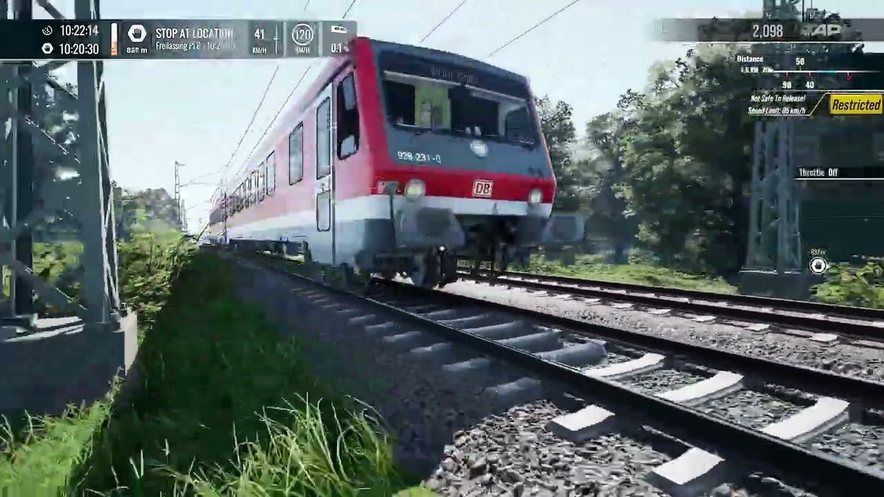 Train Sim World 4 Driving a DB BR 628 in DB Red - 8th September 2024
