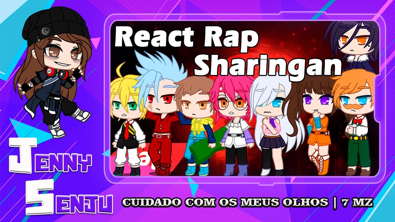 7 pecados + Elizabeth reagindo ao rap do Sharingan(7mz)