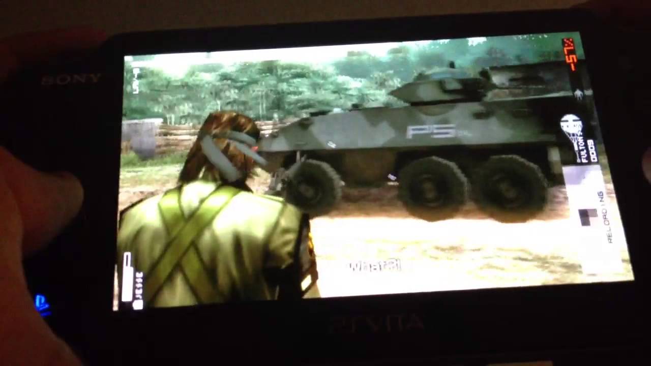 Metal Gear Solid: Peace Walker on PS Vita