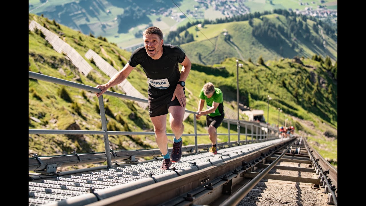 19. Niesen Treppenlauf 2022 - Highlights auf der l&auml;ngsten Treppe der Welt (11'674 Stufen!)!