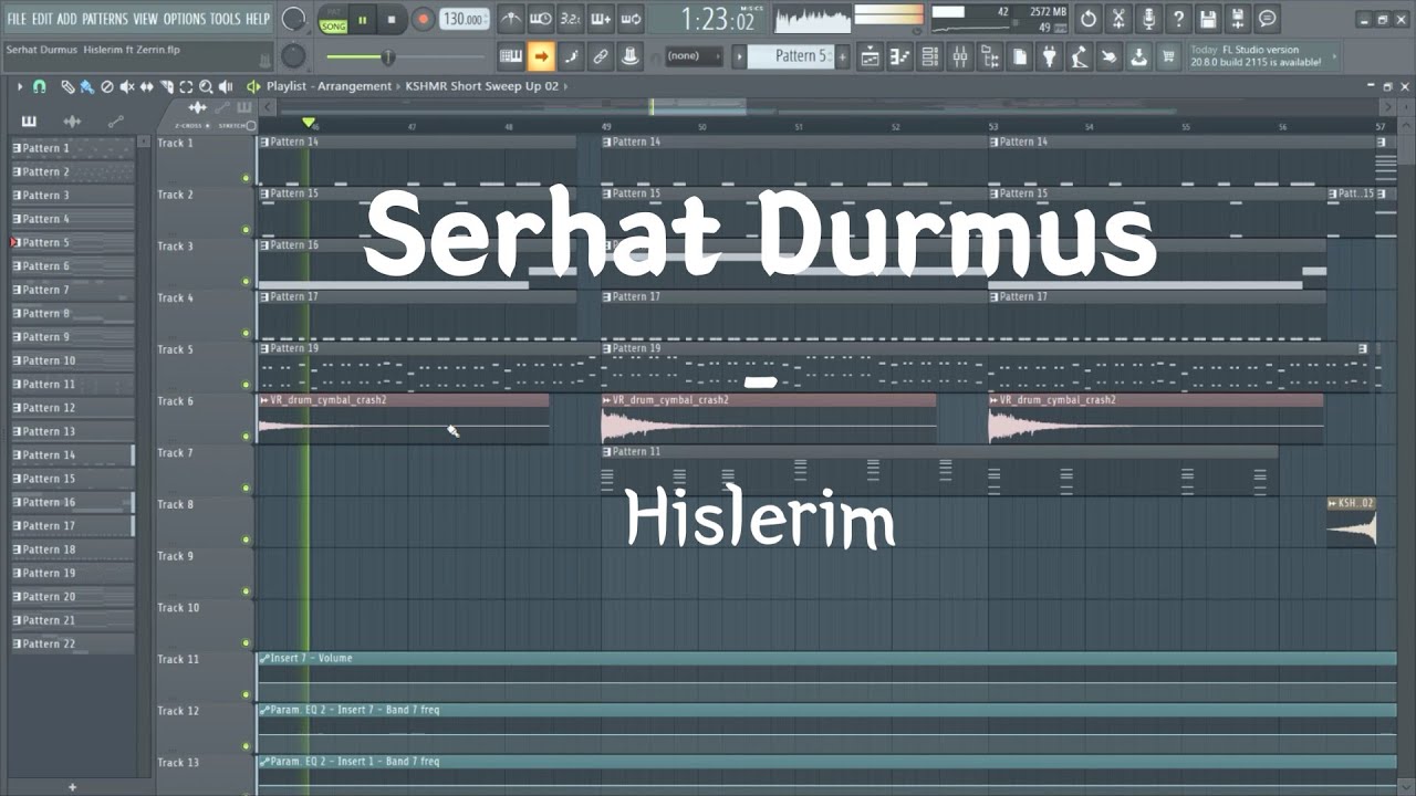 Serhat Durmus  - Hislerim (FL Studio Remake)