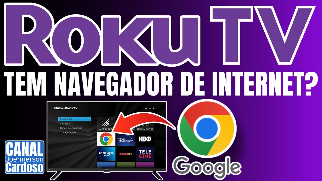 Navegador de INTERNET na ROKU TV é POSSÍVEL? Como Acessar Google!