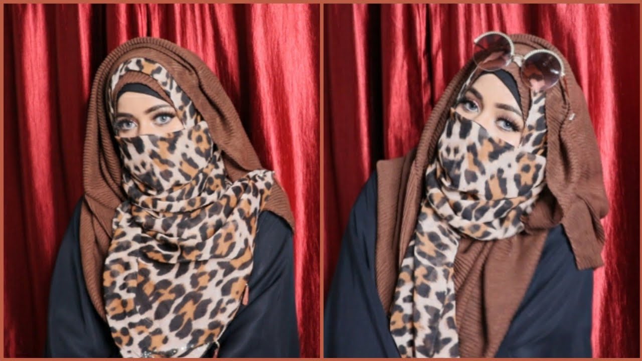 Hijab Style with sunglasses | stylish Hijab with niqab | Eid Party hijab @Beyouandbeauty