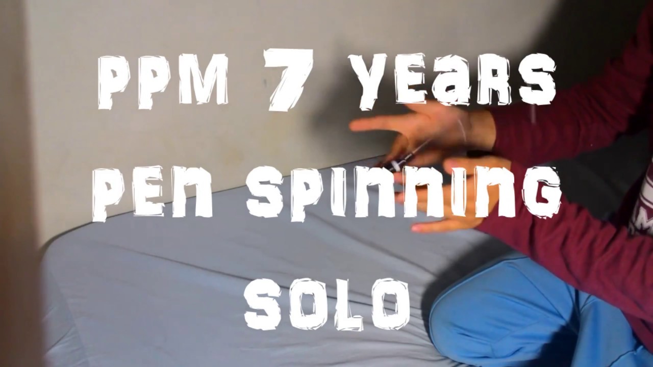 轉筆神人有夠狂🔥 銷魂! 屌炸天!｜PPM 7 Years Pen Spinning Solo【PooPooMan轉筆】