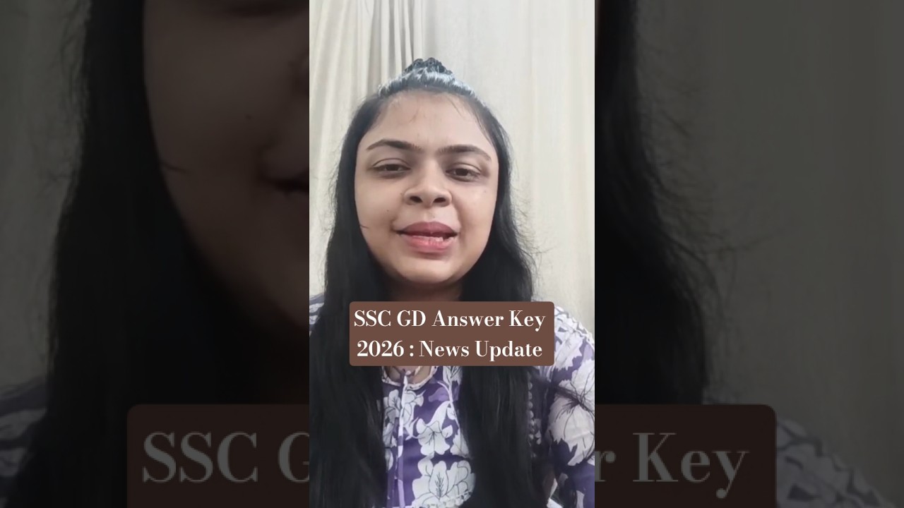 SSC GD Answer Key 2026 Update! Check Latest News & Cut Off Details #SSCGD #SSC2026 #Shorts