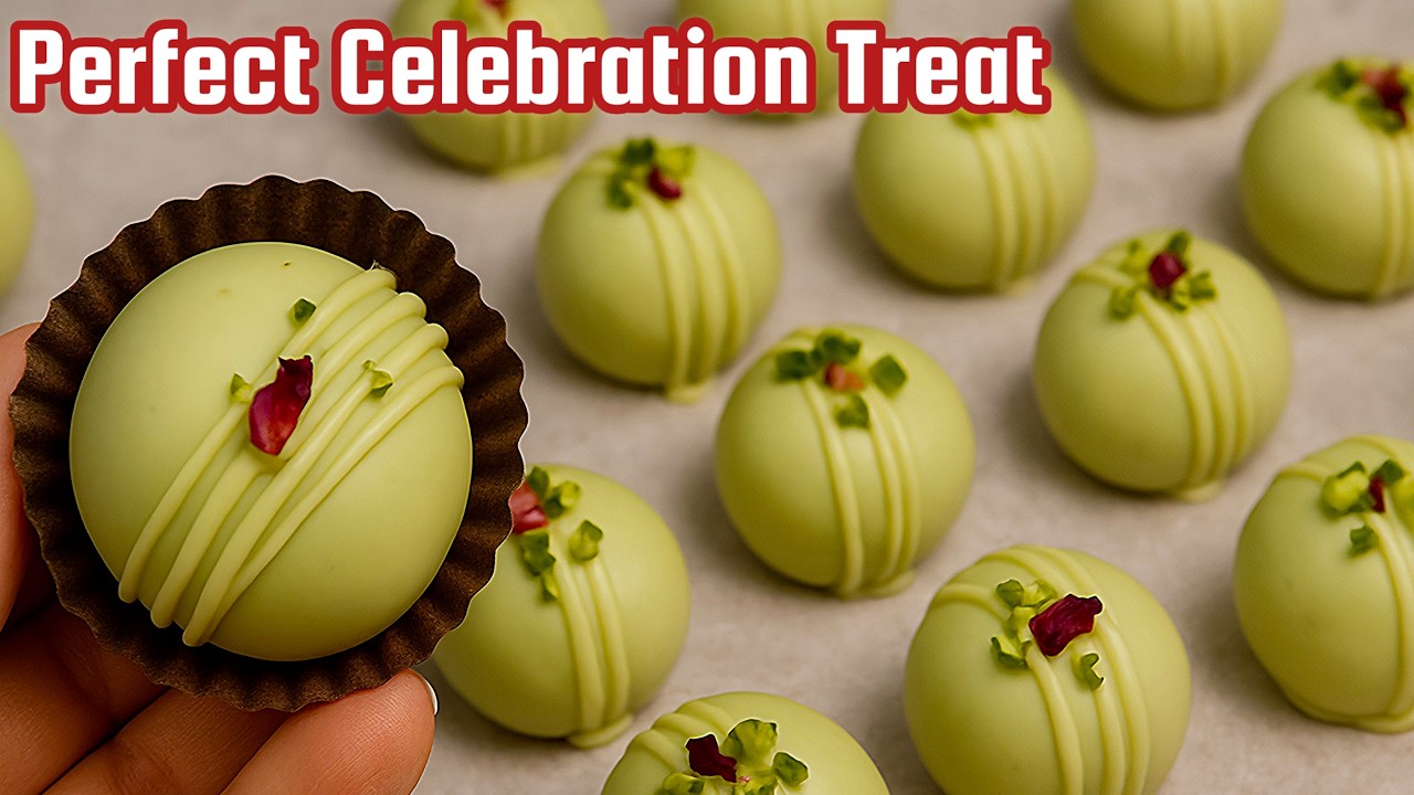 Perfect Crunchy Pistachio Cookies Chocolate Recipe | Easy & Delicious Dessert