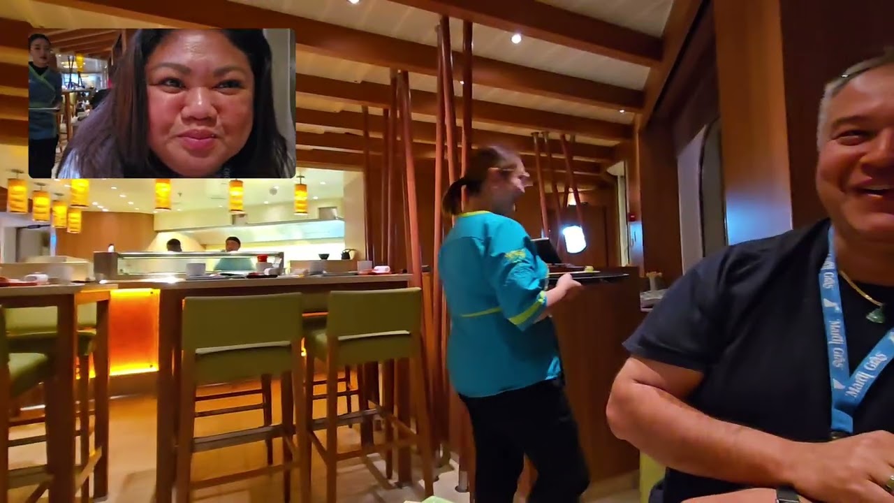 Carnival Cruise Panorama @ Bonsai Sushi restaurant 