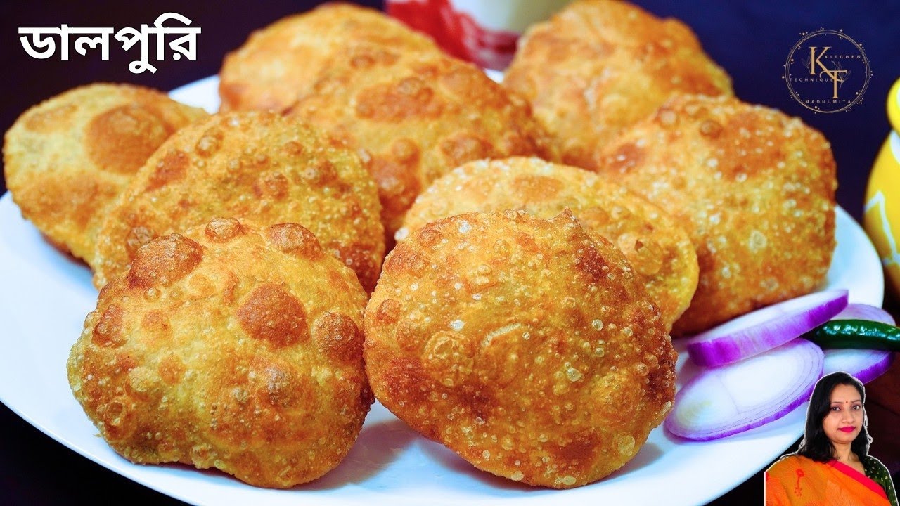 হোটেলের মতো খাস্তা ডালপুরি তৈরির সহজ রেসিপি | Dal Puri Recipe In Bangla | Kitchen Technique