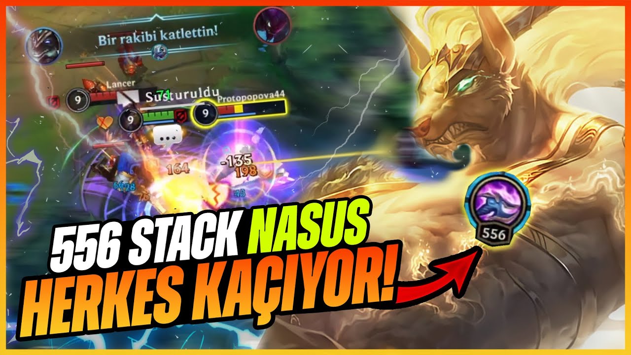 HERKESİN SALDIRMAYA KORKTUĞU NASUS !! - Wild Rift