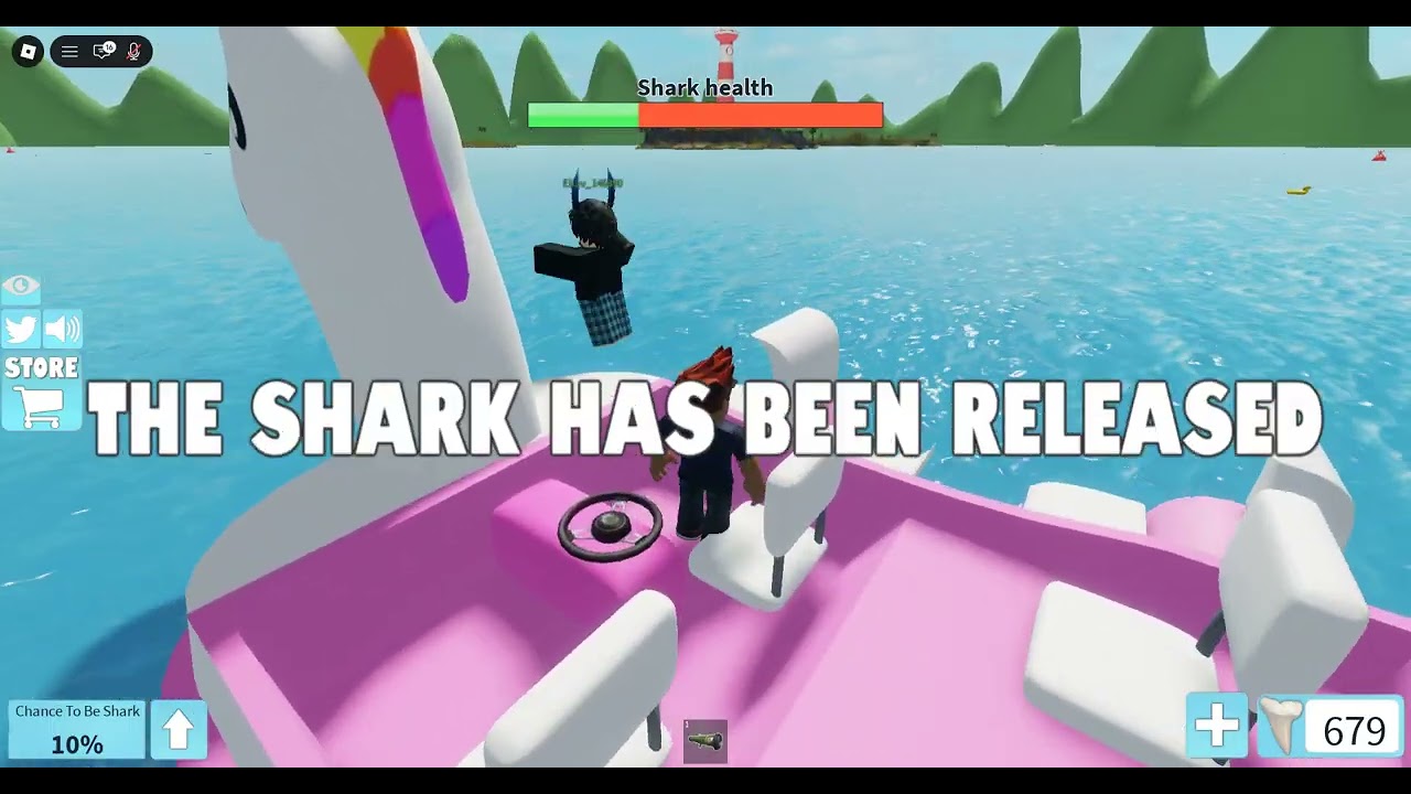 SHARKBITE PART 3 [CRAZY] my bro was shark :o