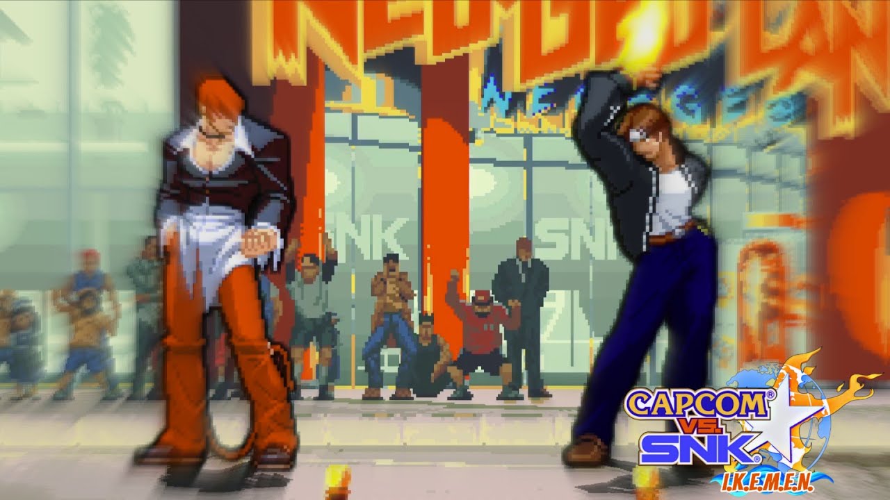 IORI & MIU VS KYO & MOE CVS/POTS - CAPCOM Vs. SNK IKEMEN GO