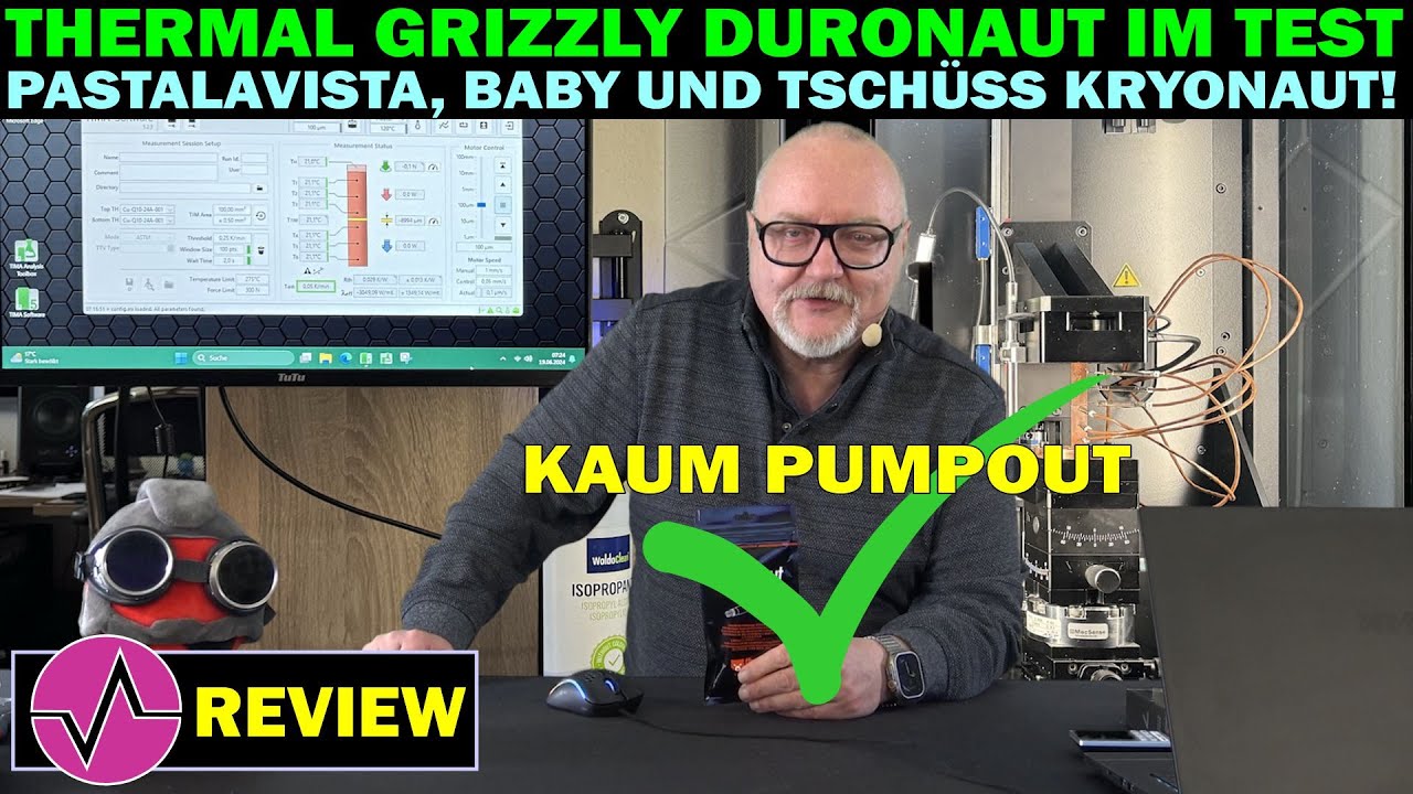 Thermal Grizzly Duronaut Wärmeleitpaste im Test – Kryonaut war gestern, willkommen in den Top 10 !