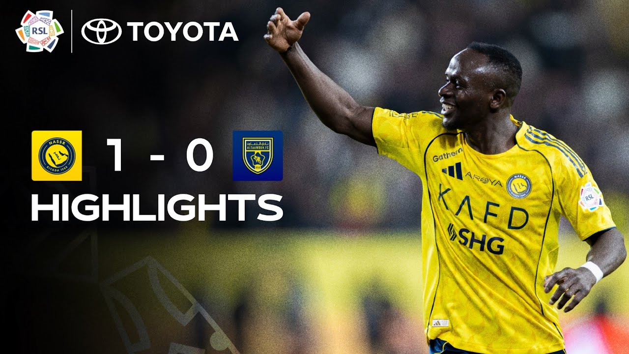 Al Nassr close gap on the tap on Sadio Mane's return from AFCON! 🇸🇳 | Powered by Toyota