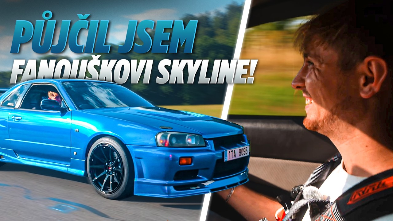 PŮJČIL JSEM FANOUŠKOVI SVŮJ SKYLINE?! | Splněný sen!