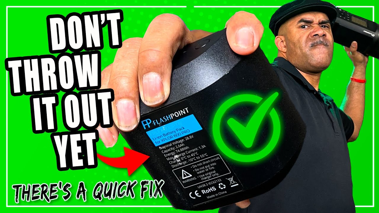 Reset a Drained Godox 600 Pro Battery in Less Than 3 Minutes