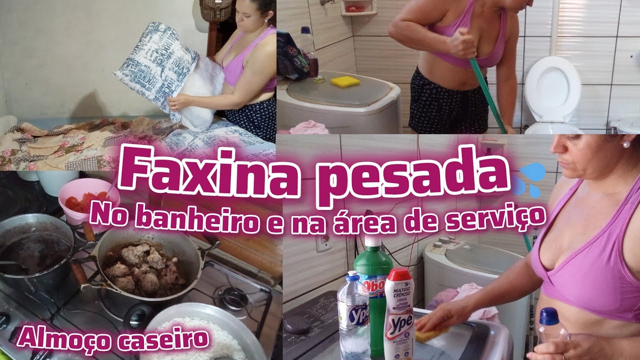 Faxina pesada concluida com sucesso😉almoço simples.🥰