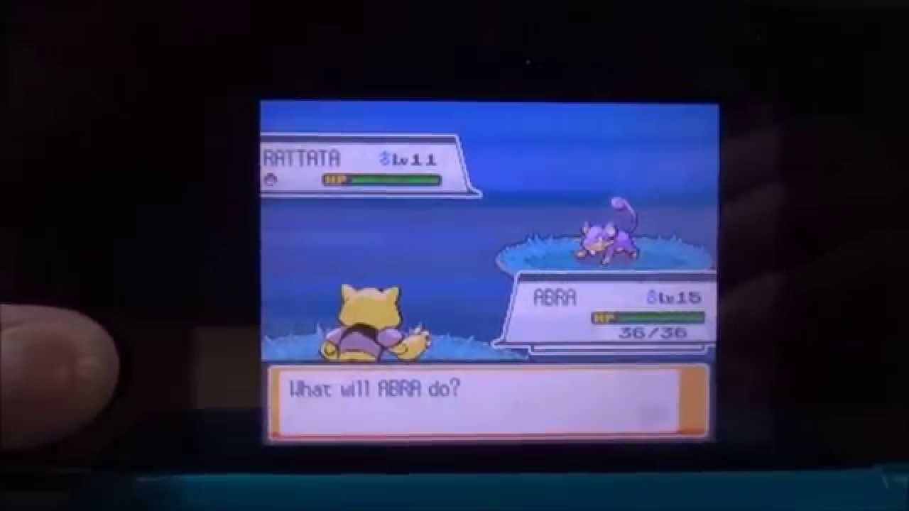 Shiny Abra After ??? SRs in Pokemon SoulSilver!!