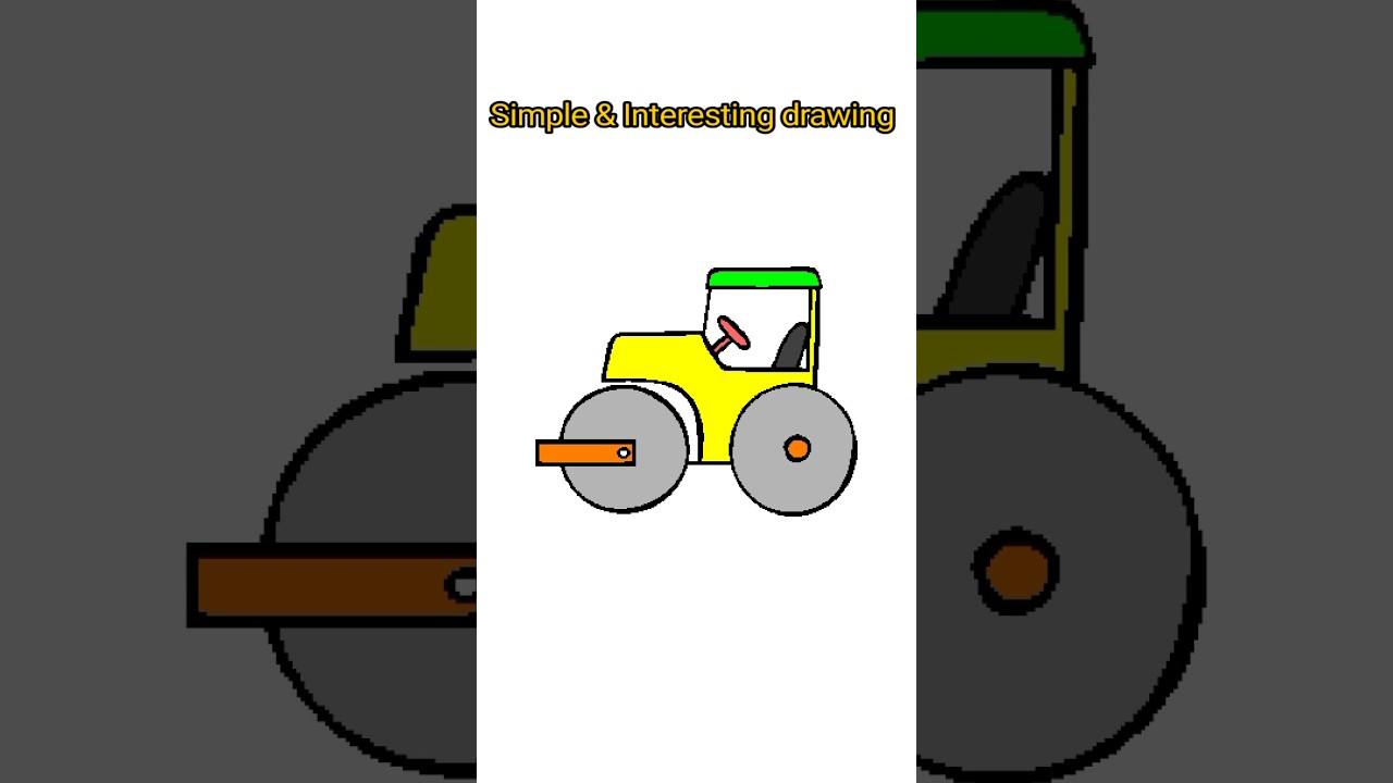 how to draw roller | رولر کیسے بنائیں #drawing #pixelart #shorts #roller  #short @Drawing4455