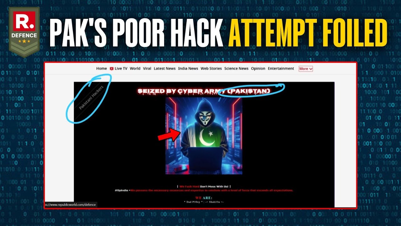 BREAKING: Pak Attempts To Attack Republic Social And Digital Assets | Operation Sindoor