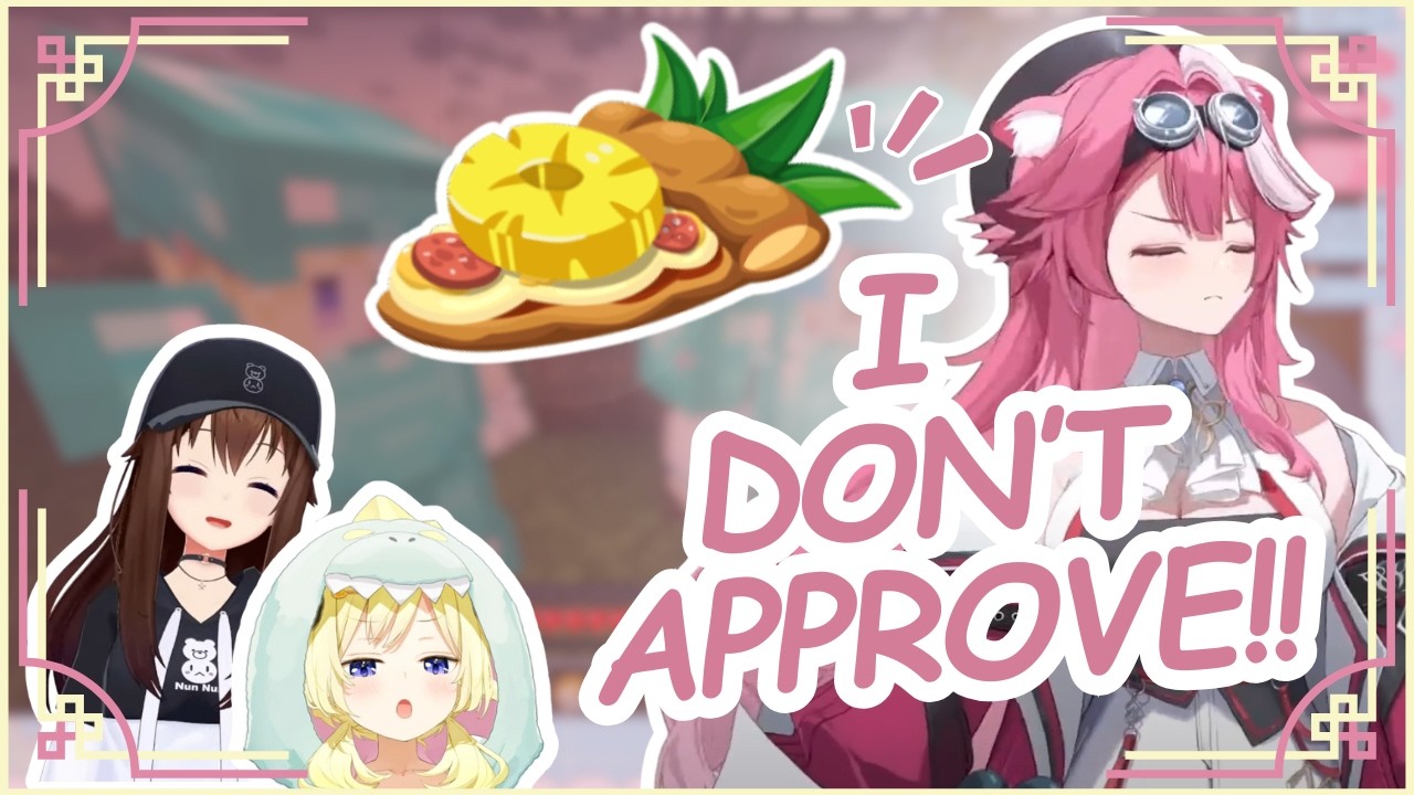 Raora LOSES IT Over Sora & Watame’s PINEAPPLE PIZZA WAR! | Hololive Clip