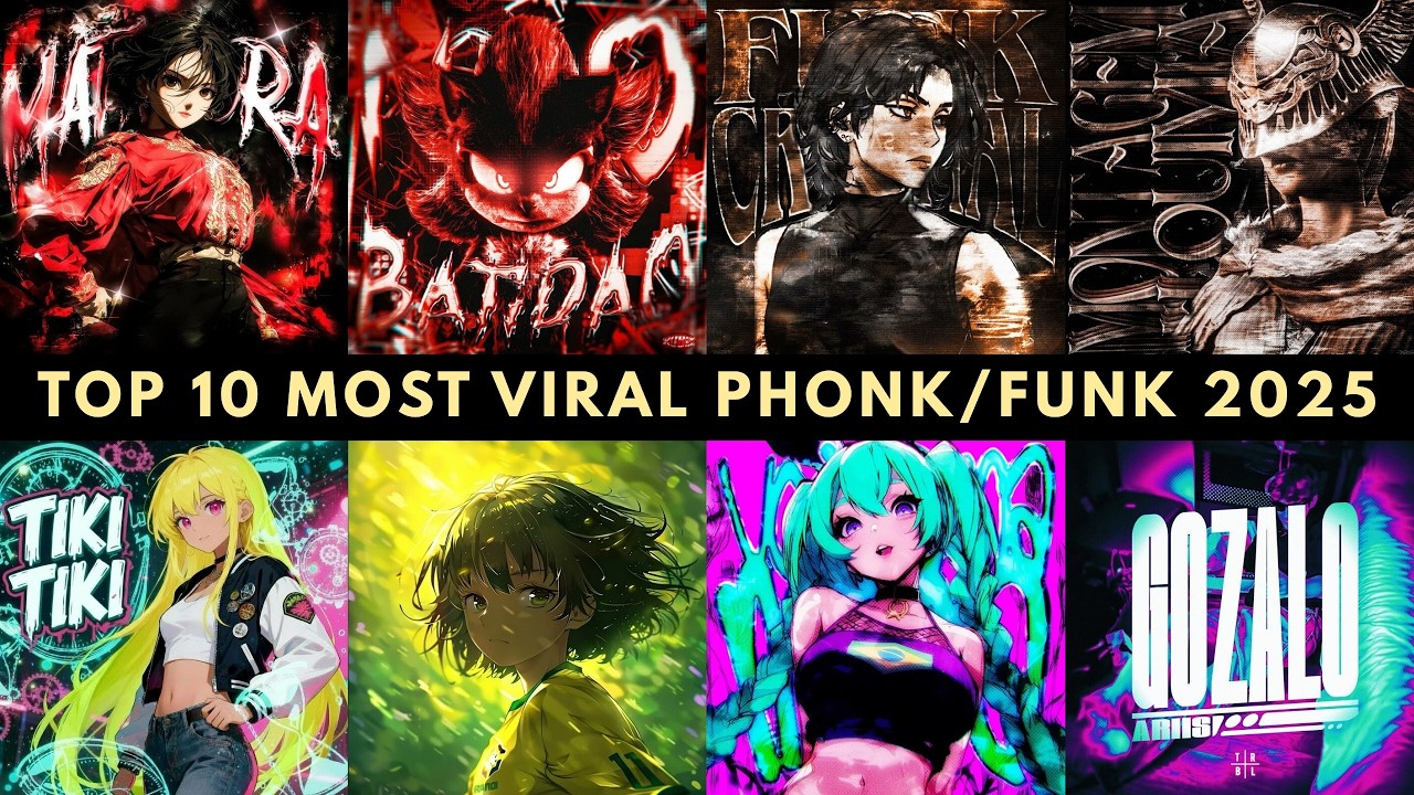TOP 10 MOST VIRAL PHONK/FUNK 2025 PLAYLIST 🎵