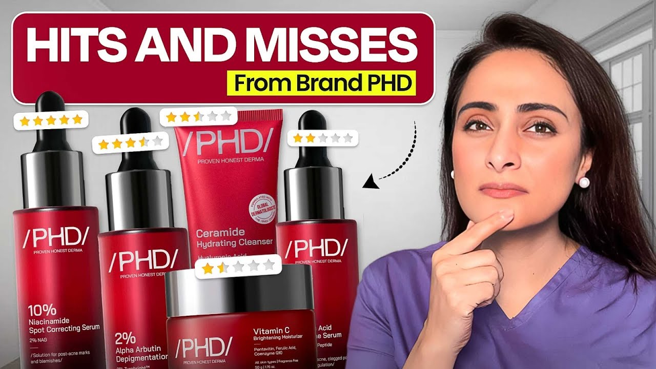 5 products for a healthy skin | Dermatologist review (Proven Honest Derma) PHD brand #skincare