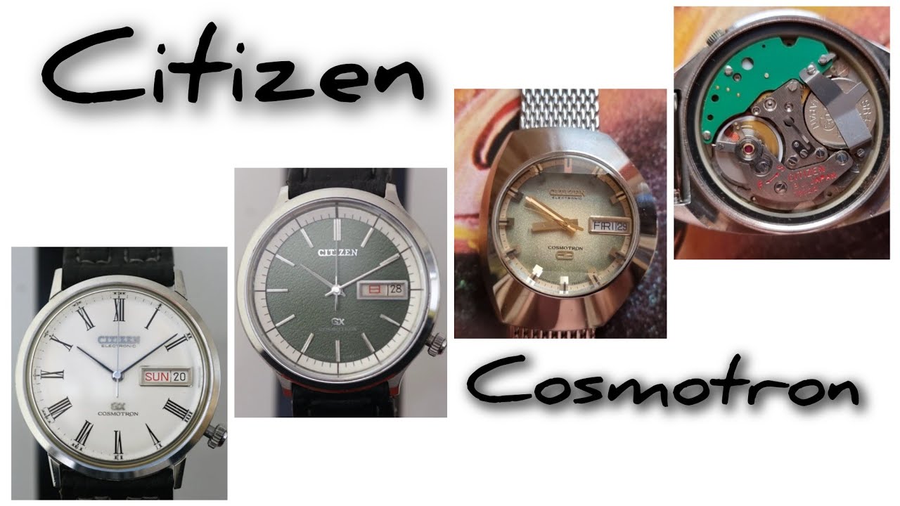 Часы Citizen Cosmotron электронно механические шедевры.