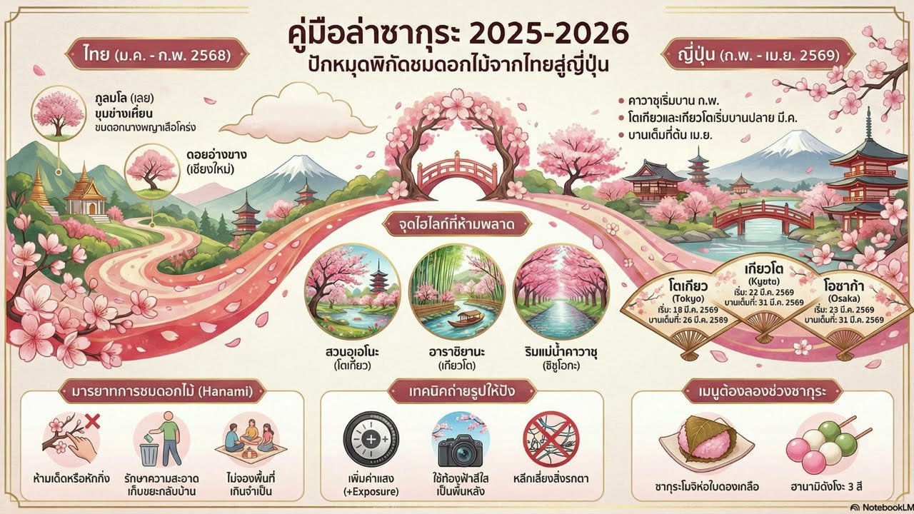 ซากุระ วิถีซามูไร และคู่มือฮานามิ