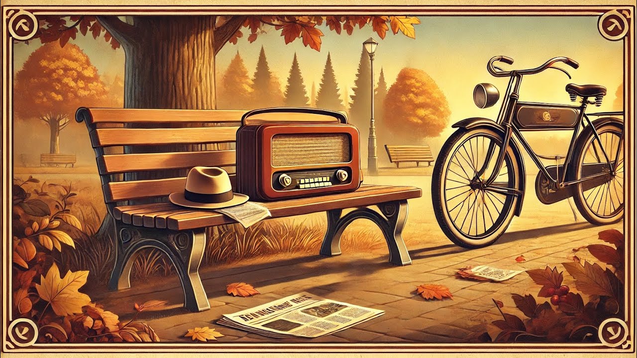 Vintage Radio Broadcast: Fall's A Comin' - 1940s Music and Autumn Vibes | Relaxing Fall Background