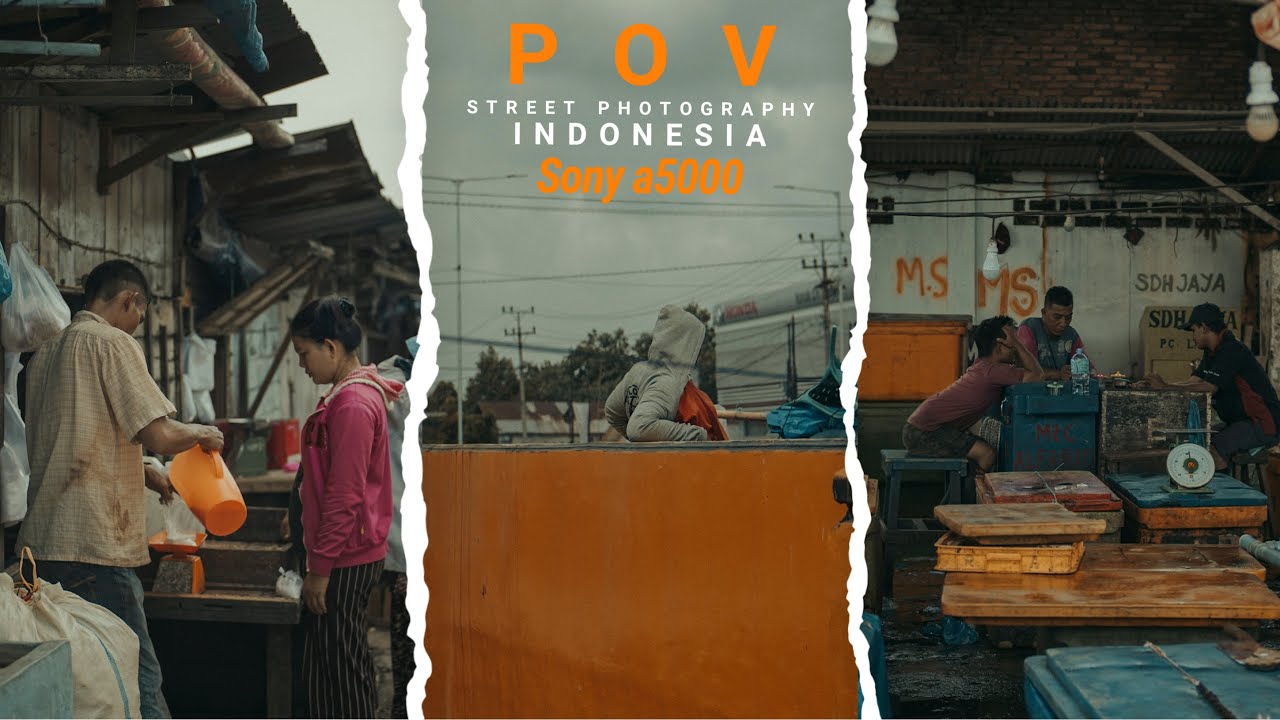 POV Street Photography | Pasar ikan cemara asri | Sony a5000 + Meike 35mm F1.7