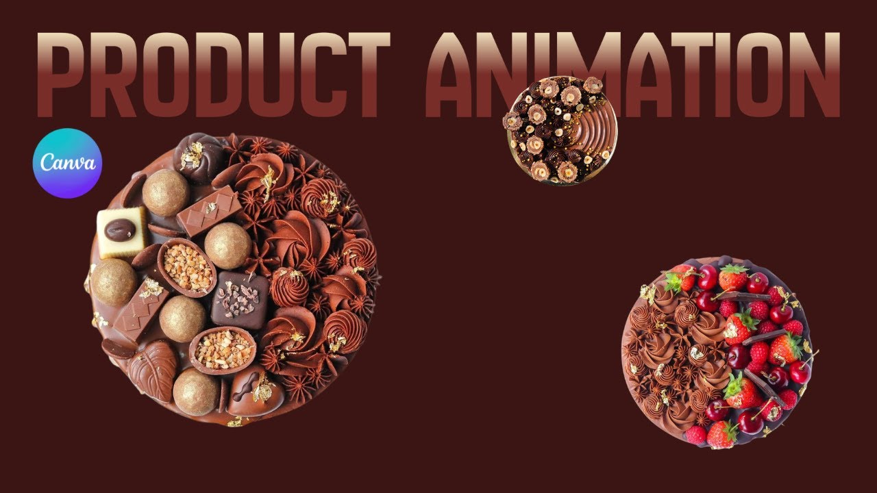 How to Create a Cake Product Ad in Canva | Product Animation Tutorial 🎂 