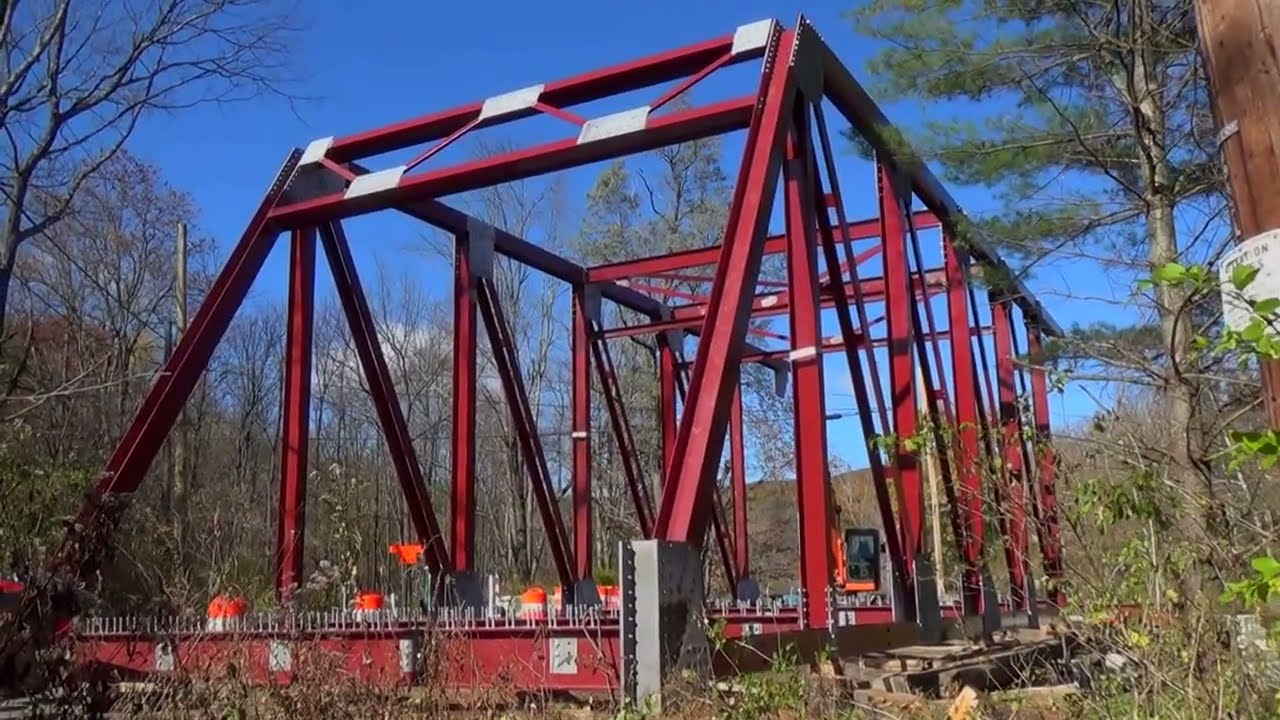 Amazing Disassembly of Old Iron Bridge and Construction of Massive New Bridge