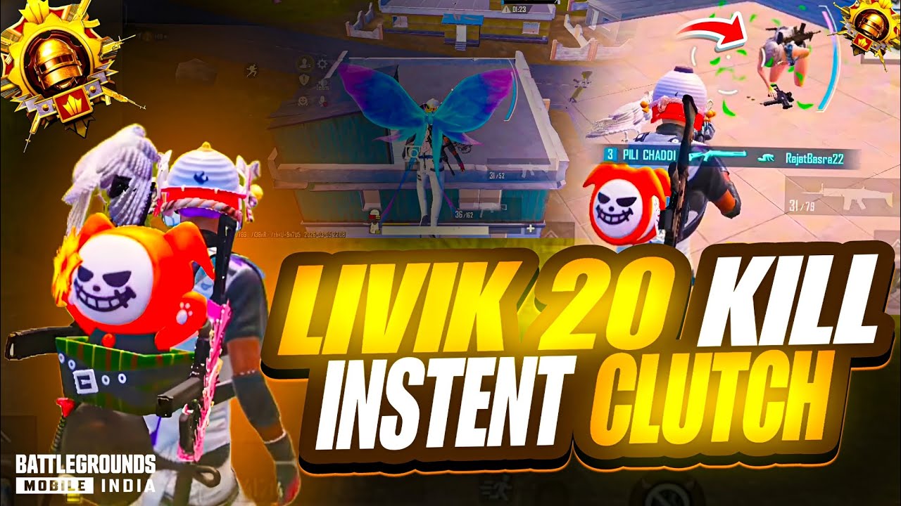 Livik 20 Kill Instent Clutch | YouTube HARSH!!