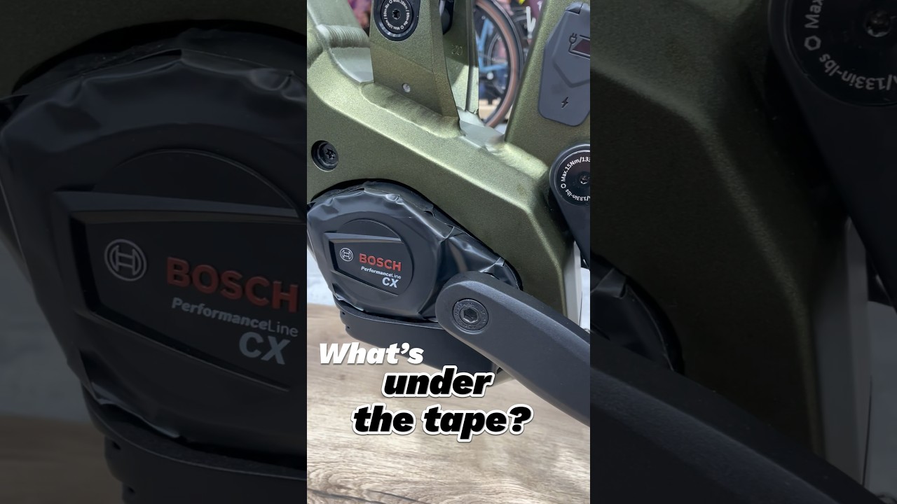 What could this be? Trying to hide something new? #emtb #mtbtech #eurobike