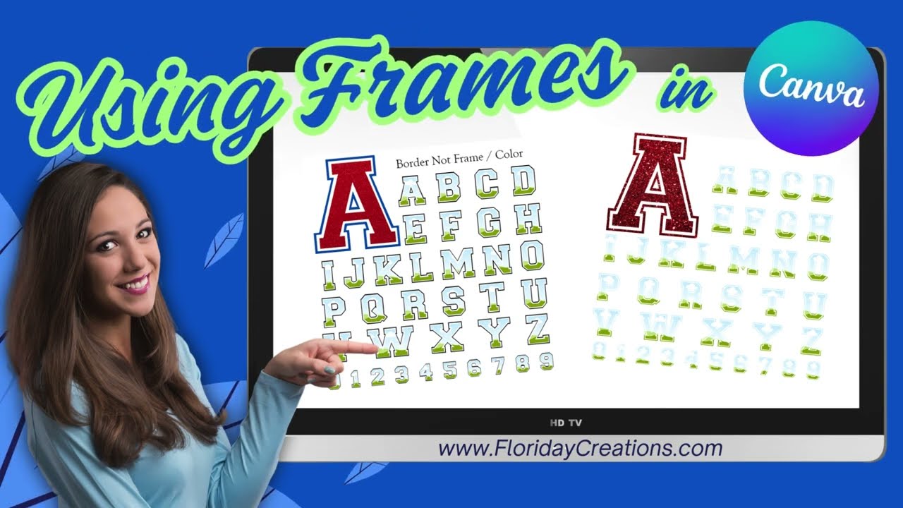 How to Use Varsity Letter Canva Frames – Easy Step-by-Step Tutorial!
