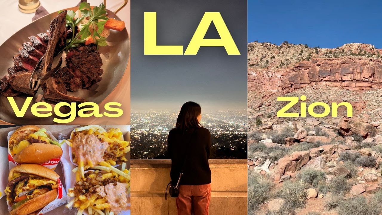 🇺🇸LA-Vegas-ZION 로드트립 🚘 part1