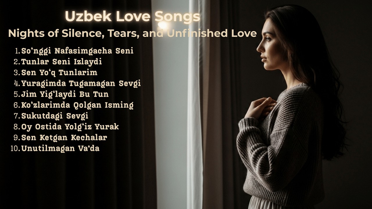 Best Uzbek Love Songs Playlist &mdash; Romantic Uzbek Pop Ballads Collection | So&lsquo;nggi Nafasimgacha Seni