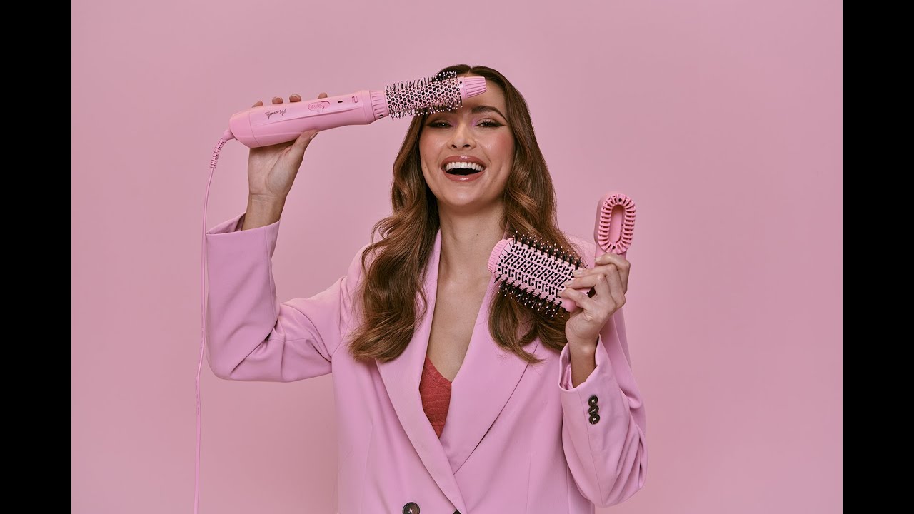Mermade Hair Presents: Interchangeable Blow Dry Brush - The 3-In-1 Hot Air Brush