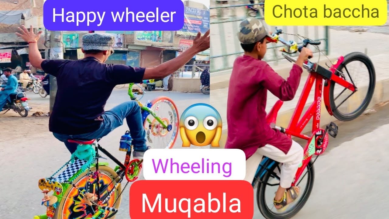 One Wheeling Muqabla 12 years Age Baccha End 28 years Age boy😱😳
