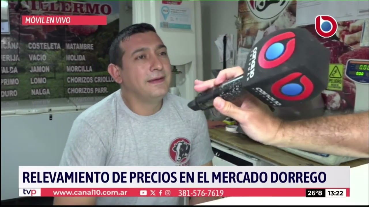 Relevamiento de precios en el Mercado Dorrego